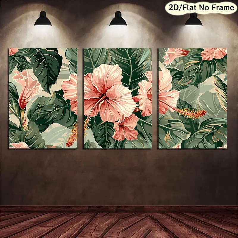 Abstract Canvas Set - Çerçevesiz 2D Düz, 2D Düz, 2D/FLAT
