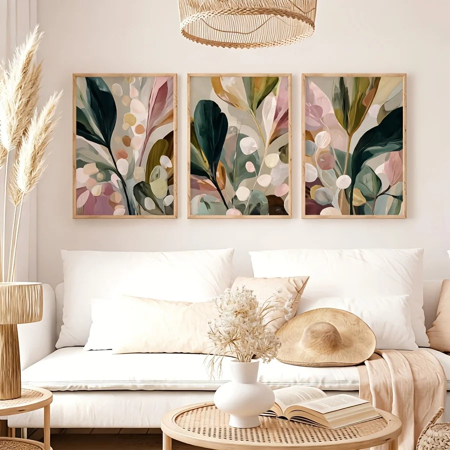 Büyük boy, 3 parçadan oluşan s - Abstract Canvas Set incelemesi ve fiyatı