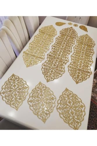 10 Parçalı Suni Deri Masa Örtü - Table Runner incelemesi ve fiyatı