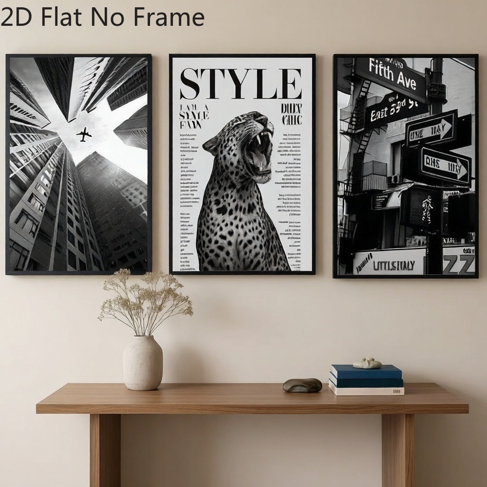 (Çerçevesiz 3 Parça) - 2D Düz, - Abstract Canvas Set incelemesi ve fiyatı