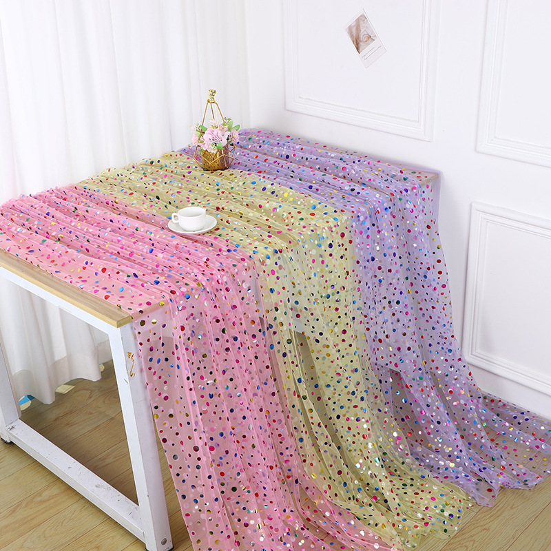 Renkli Puantiyeli Altın Varakl - Table Runner incelemesi ve fiyatı