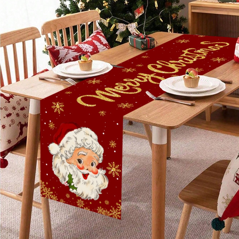 Noel Masa Örtüsü Mutlu Noeller - Table Runner incelemesi ve fiyatı