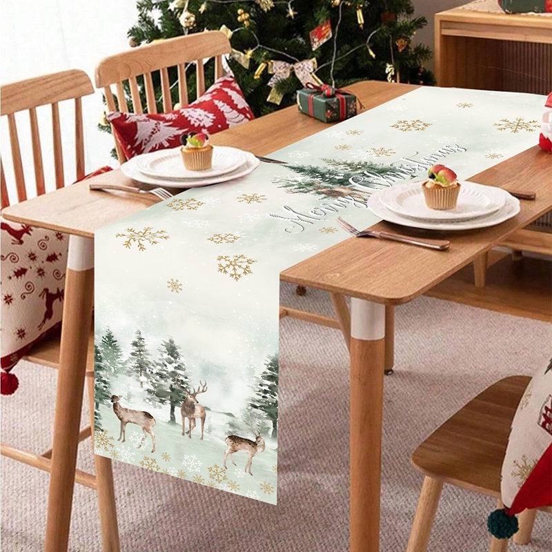 Noel Masa Örtüsü Mutlu Noeller - Table Runner incelemesi ve fiyatı