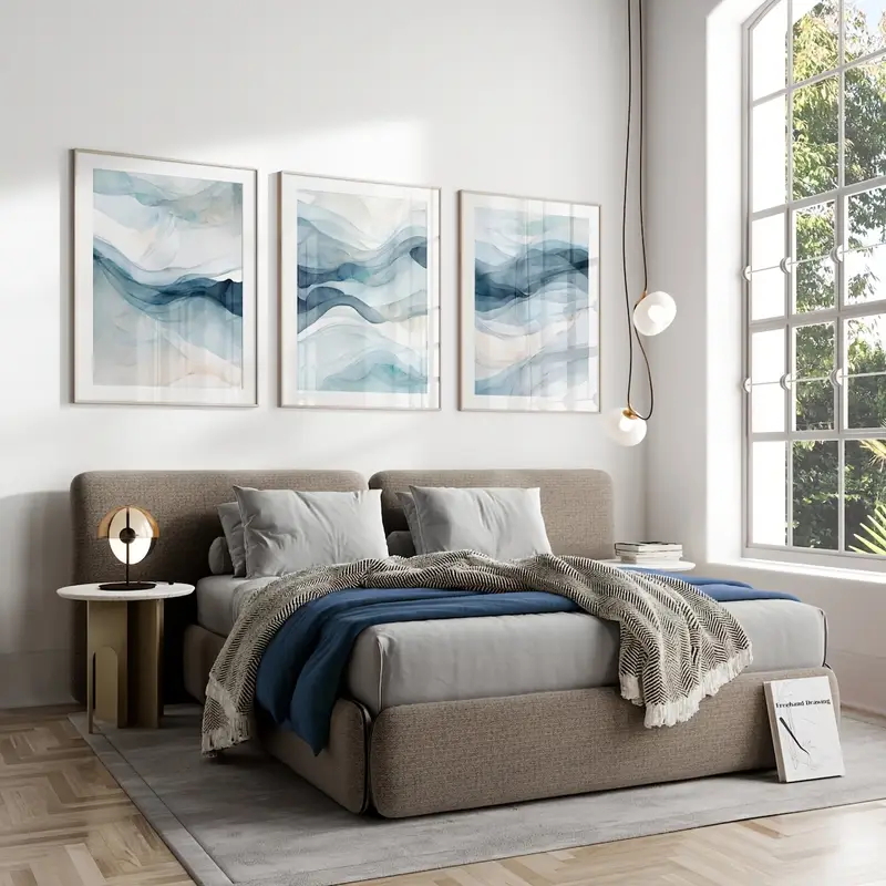 3 adet/takım Modern Soyut Laci - Abstract Canvas Set incelemesi ve fiyatı