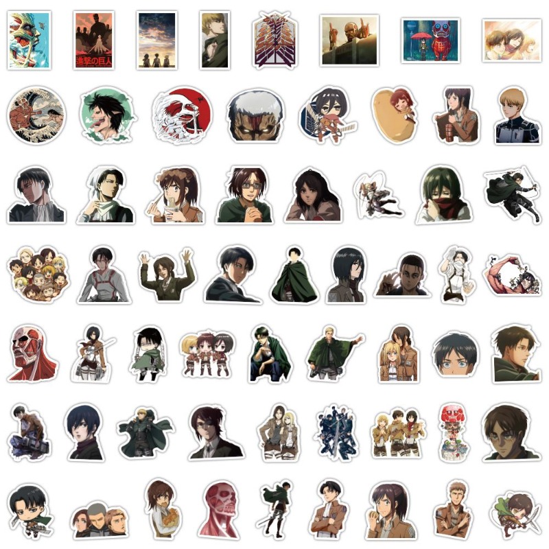 60 adet Titan Anime çıkartmala - Wall Sticker incelemesi ve fiyatı
