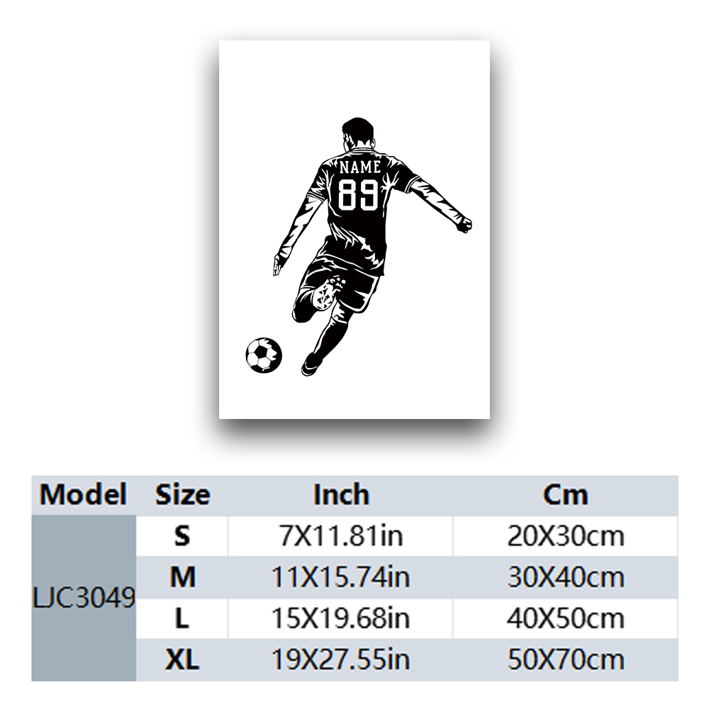 1 adet futbol oyuncusu özelleş - Picture Frame incelemesi ve fiyatı